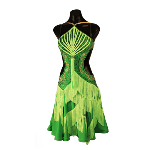 Green Latin Dress - Mathieu Caron